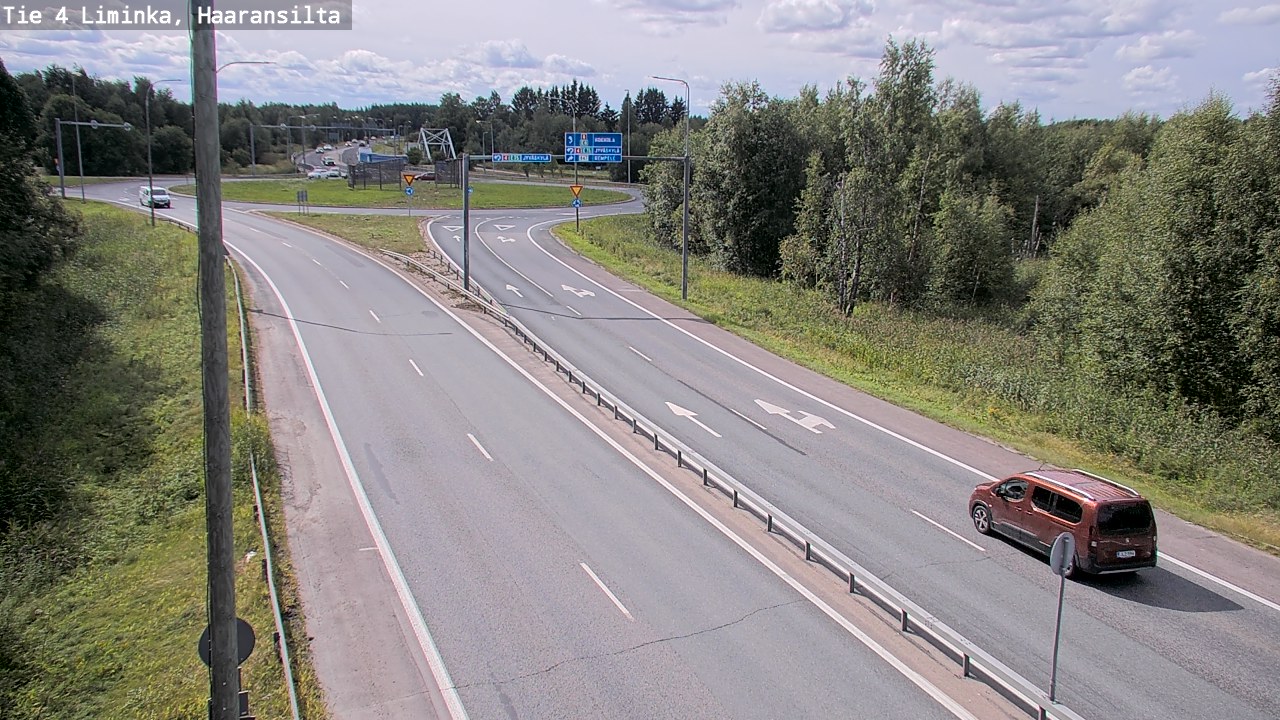 Weather Camera Image Road 4 Liminka, Haaransilta, Liminka, Pohjois-Pohjanmaa
