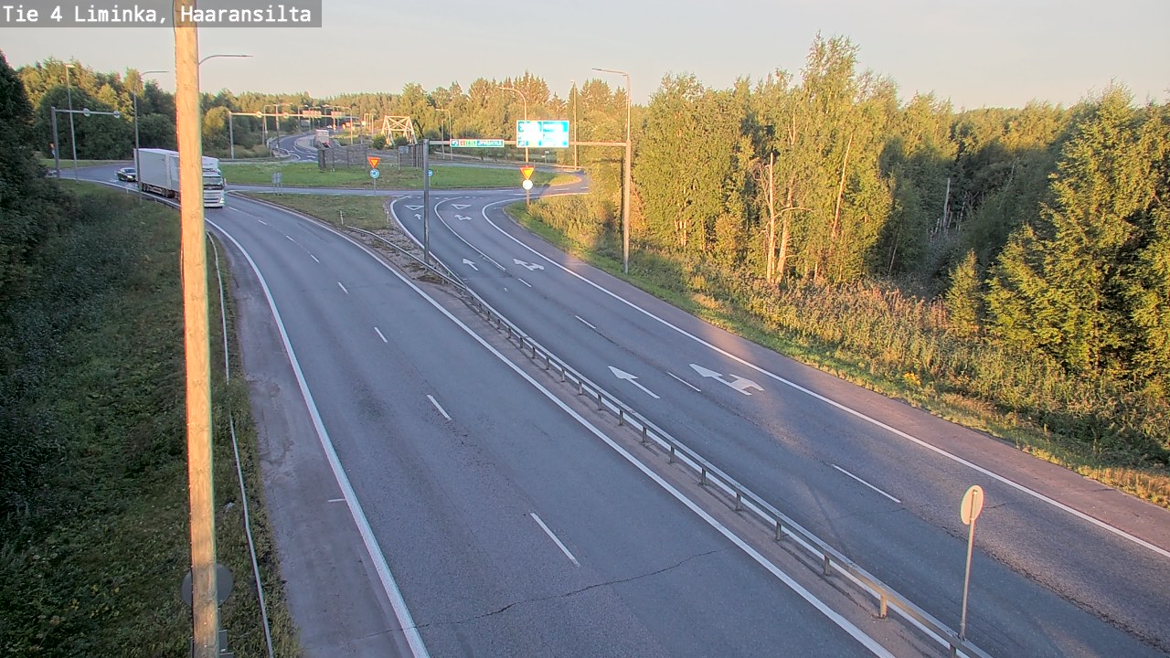 Weather Camera Image Road 4 Liminka, Haaransilta, Liminka, Pohjois-Pohjanmaa