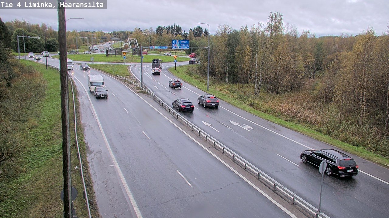 Weather Camera Image Road 4 Liminka, Haaransilta, Liminka, Pohjois-Pohjanmaa