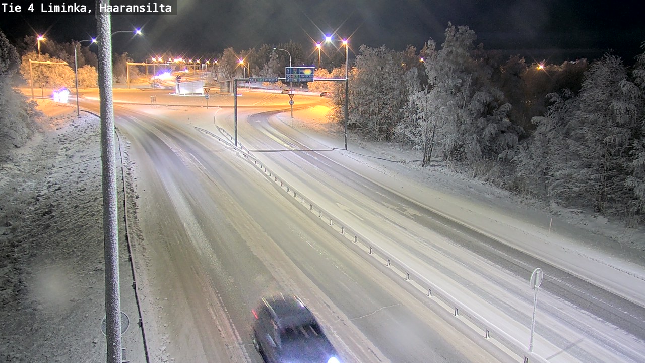 Weather Camera Image Road 4 Liminka, Haaransilta, Liminka, Pohjois-Pohjanmaa