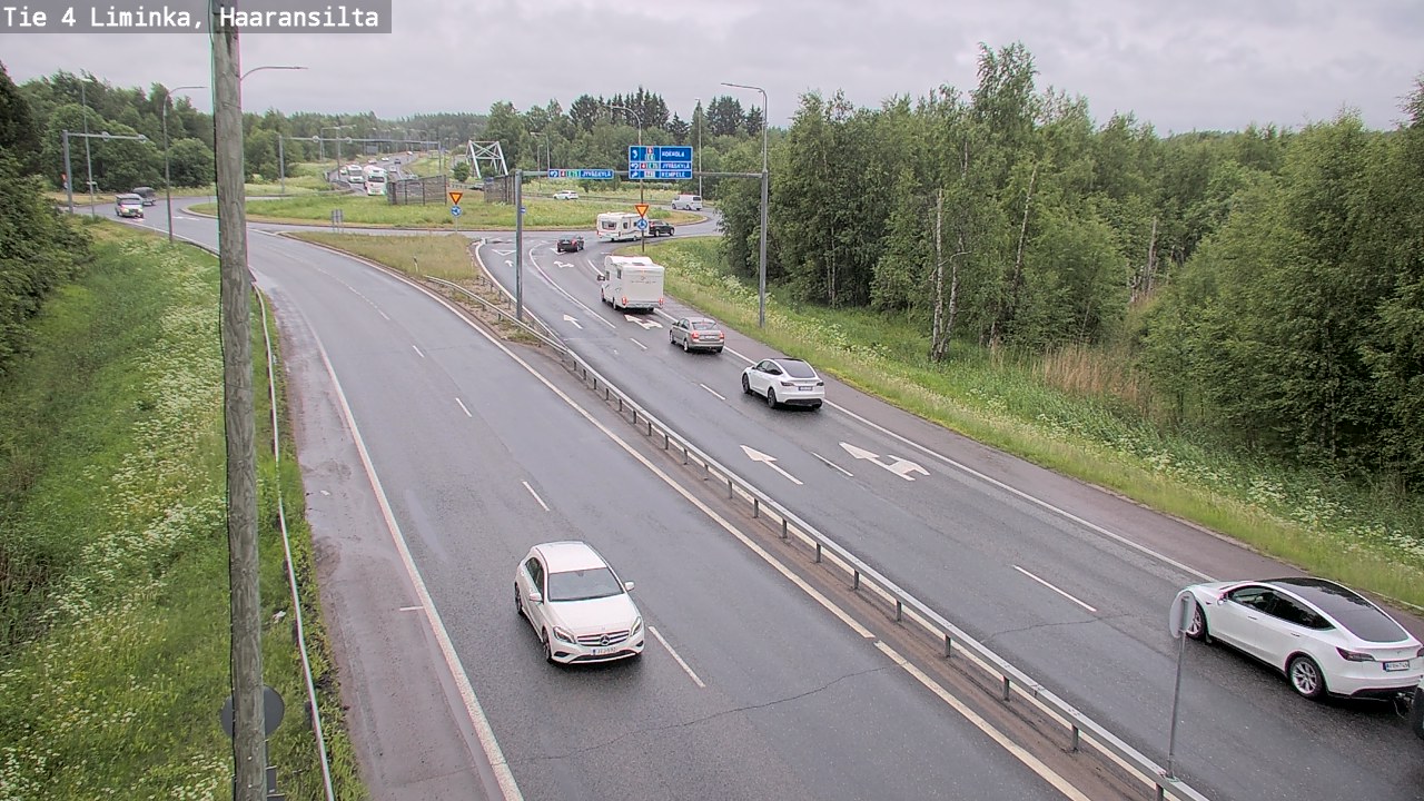 Kelikamerat Kuva Tie 4 Liminka, Haaransilta, Liminka, Pohjois-Pohjanmaa