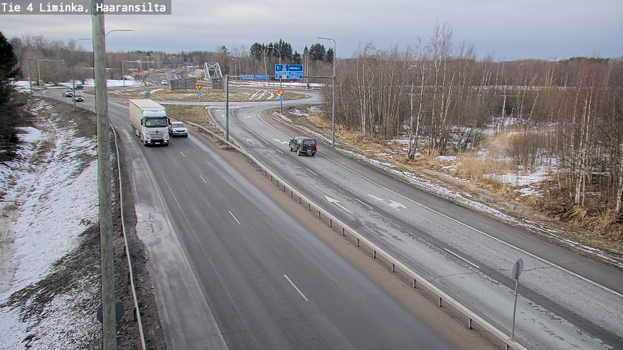 Kelikamerat Kuva Tie 4 Liminka, Haaransilta, Liminka, Pohjois-Pohjanmaa