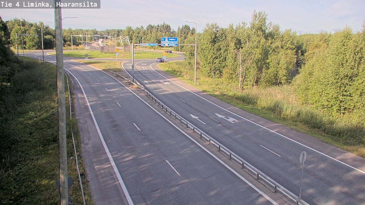 Weather Camera Image Road 4 Liminka, Haaransilta, Liminka, Pohjois-Pohjanmaa