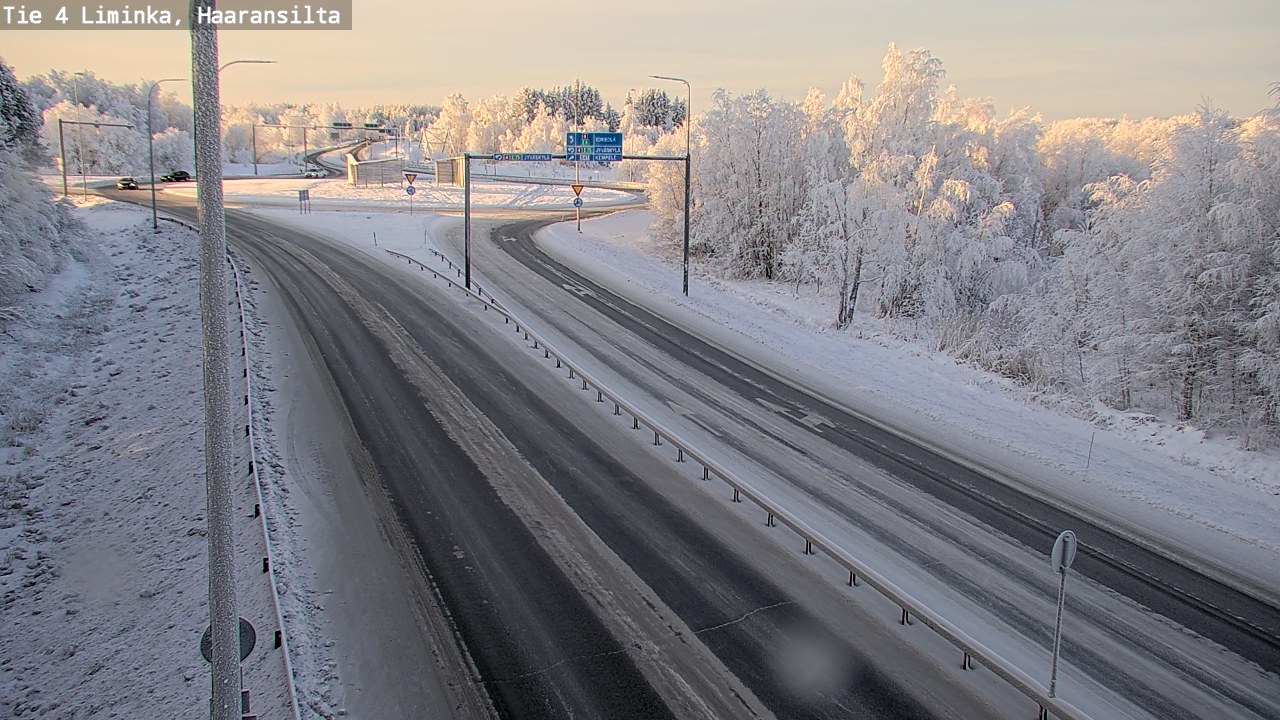 Weather Camera Image Road 4 Liminka, Haaransilta, Liminka, Pohjois-Pohjanmaa