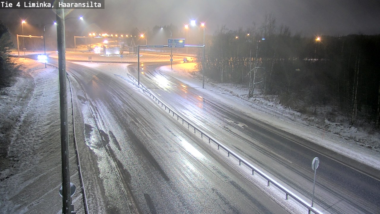 Weather Camera Image Road 4 Liminka, Haaransilta, Liminka, Pohjois-Pohjanmaa
