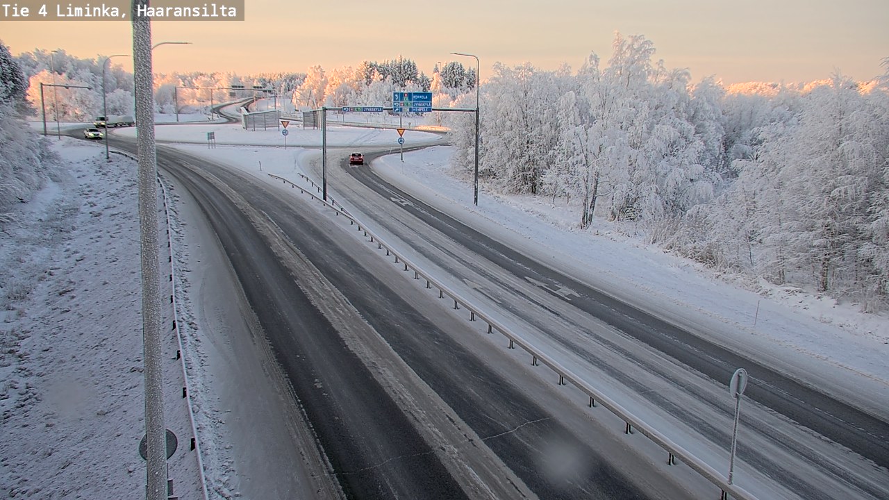 Weather Camera Image Road 4 Liminka, Haaransilta, Liminka, Pohjois-Pohjanmaa