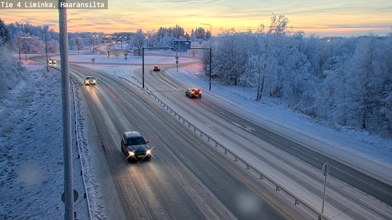 Weather Camera Image Road 4 Liminka, Haaransilta, Liminka, Pohjois-Pohjanmaa