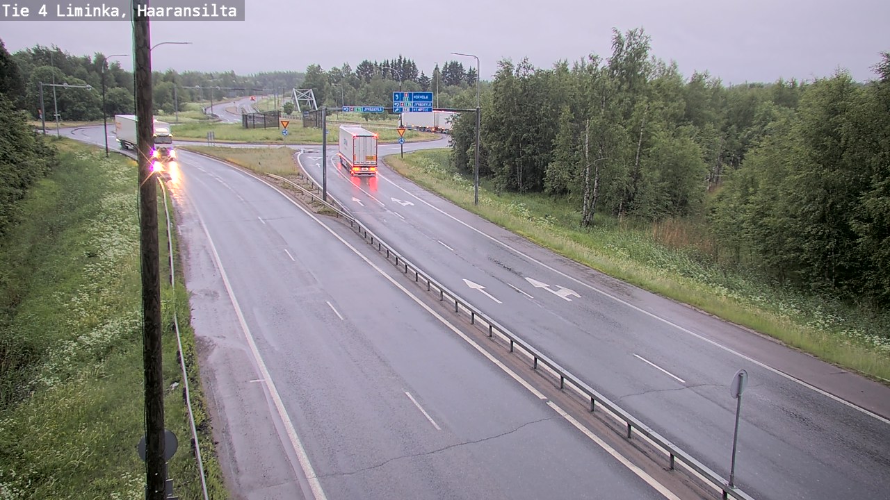 Kelikamerat Kuva Tie 4 Liminka, Haaransilta, Liminka, Pohjois-Pohjanmaa