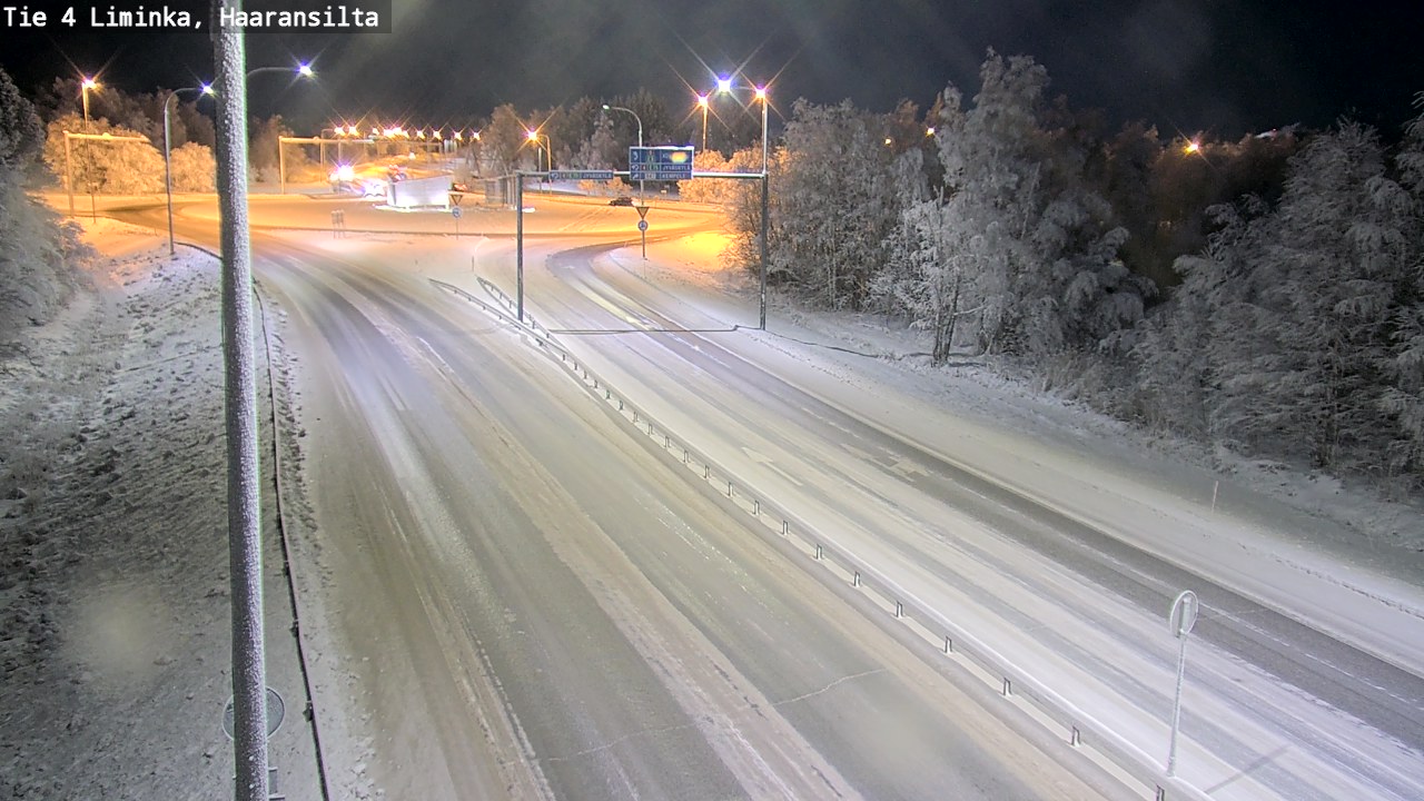 Weather Camera Image Road 4 Liminka, Haaransilta, Liminka, Pohjois-Pohjanmaa