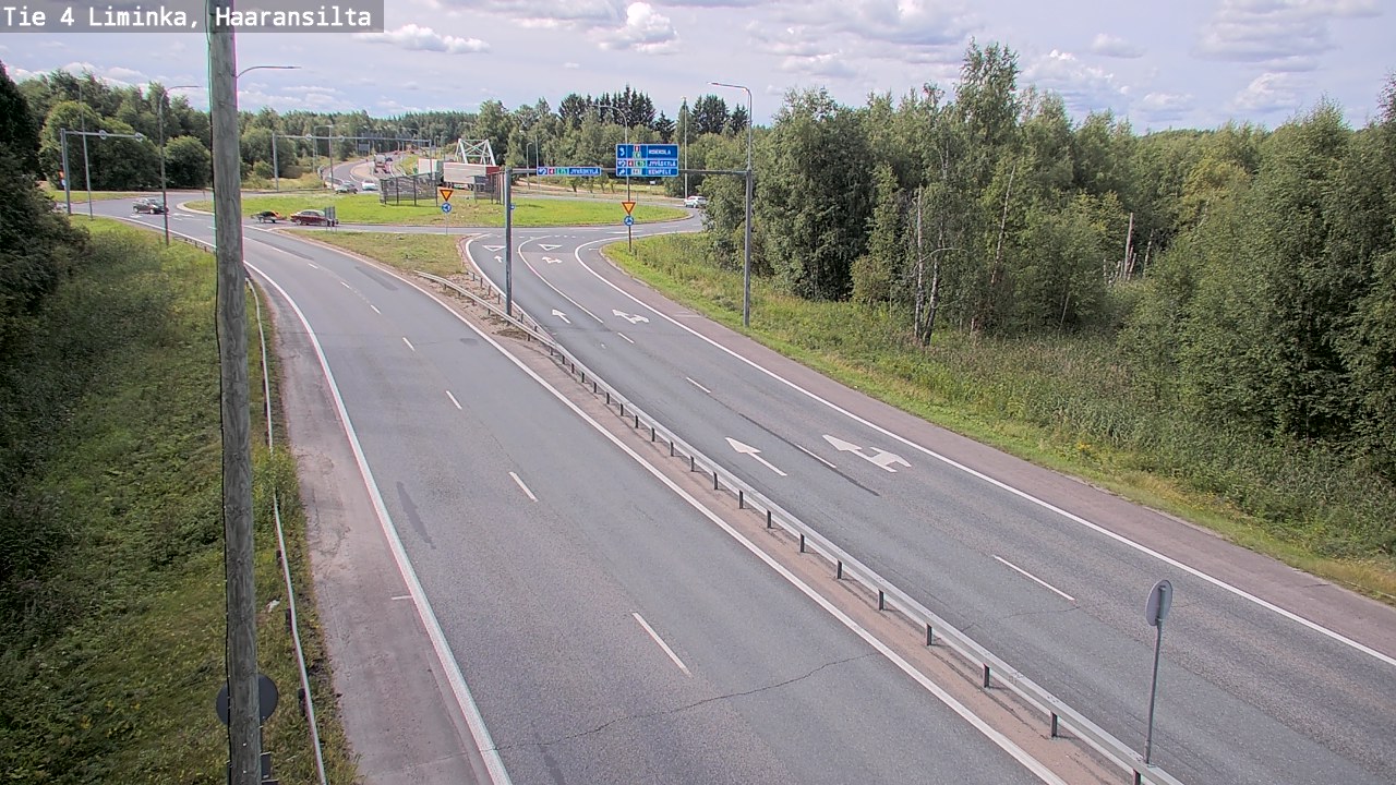 Weather Camera Image Road 4 Liminka, Haaransilta, Liminka, Pohjois-Pohjanmaa