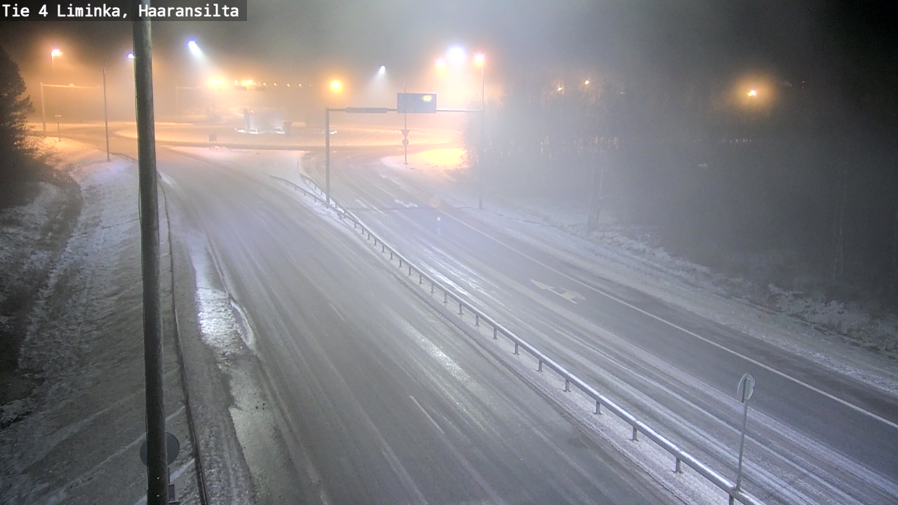 Weather Camera Image Road 4 Liminka, Haaransilta, Liminka, Pohjois-Pohjanmaa