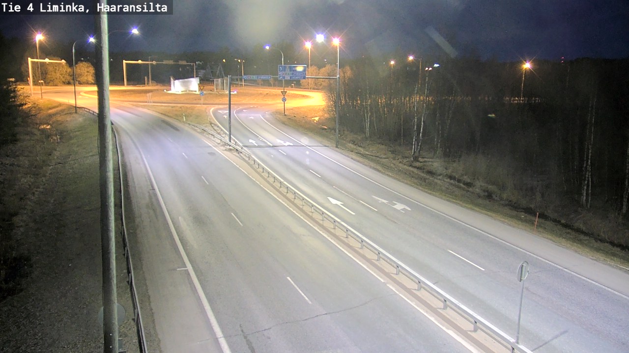 Weather Camera Image Road 4 Liminka, Haaransilta, Liminka, Pohjois-Pohjanmaa