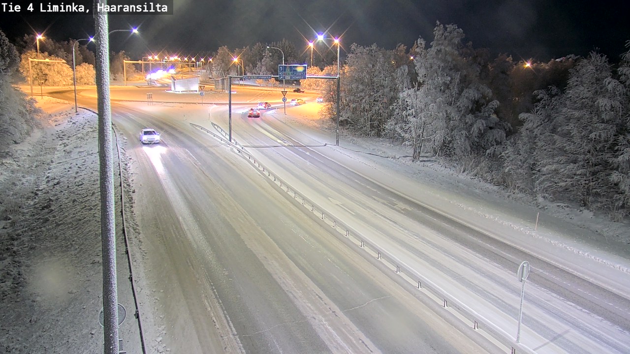 Weather Camera Image Road 4 Liminka, Haaransilta, Liminka, Pohjois-Pohjanmaa