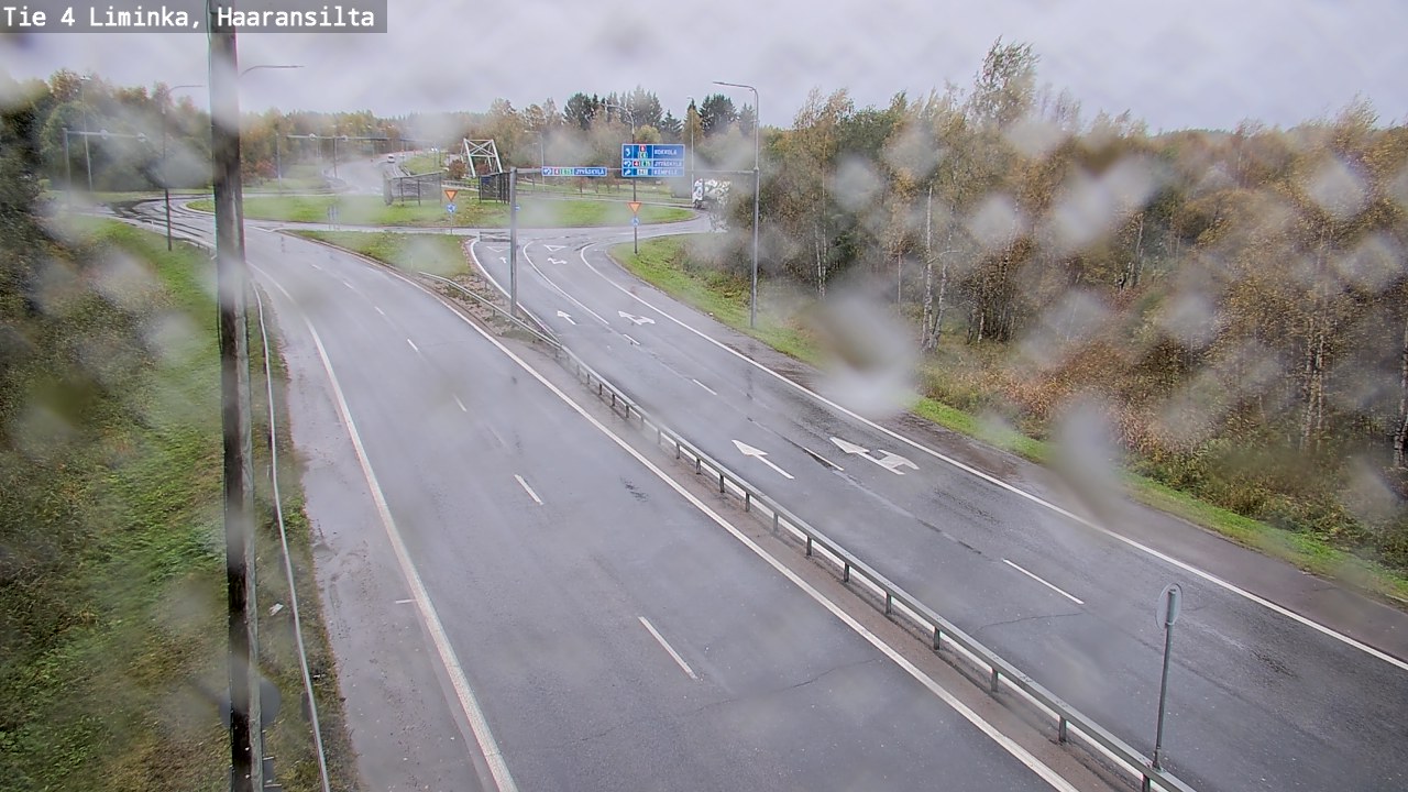 Weather Camera Image Road 4 Liminka, Haaransilta, Liminka, Pohjois-Pohjanmaa