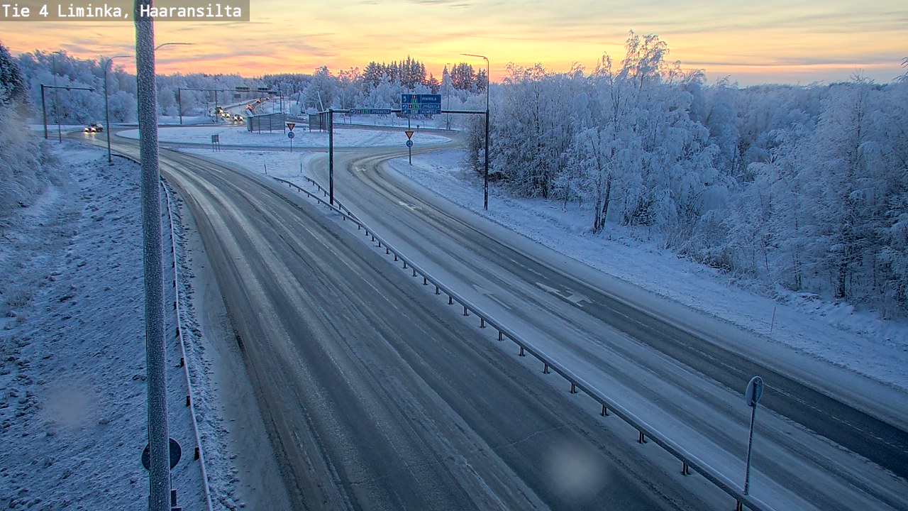 Weather Camera Image Road 4 Liminka, Haaransilta, Liminka, Pohjois-Pohjanmaa