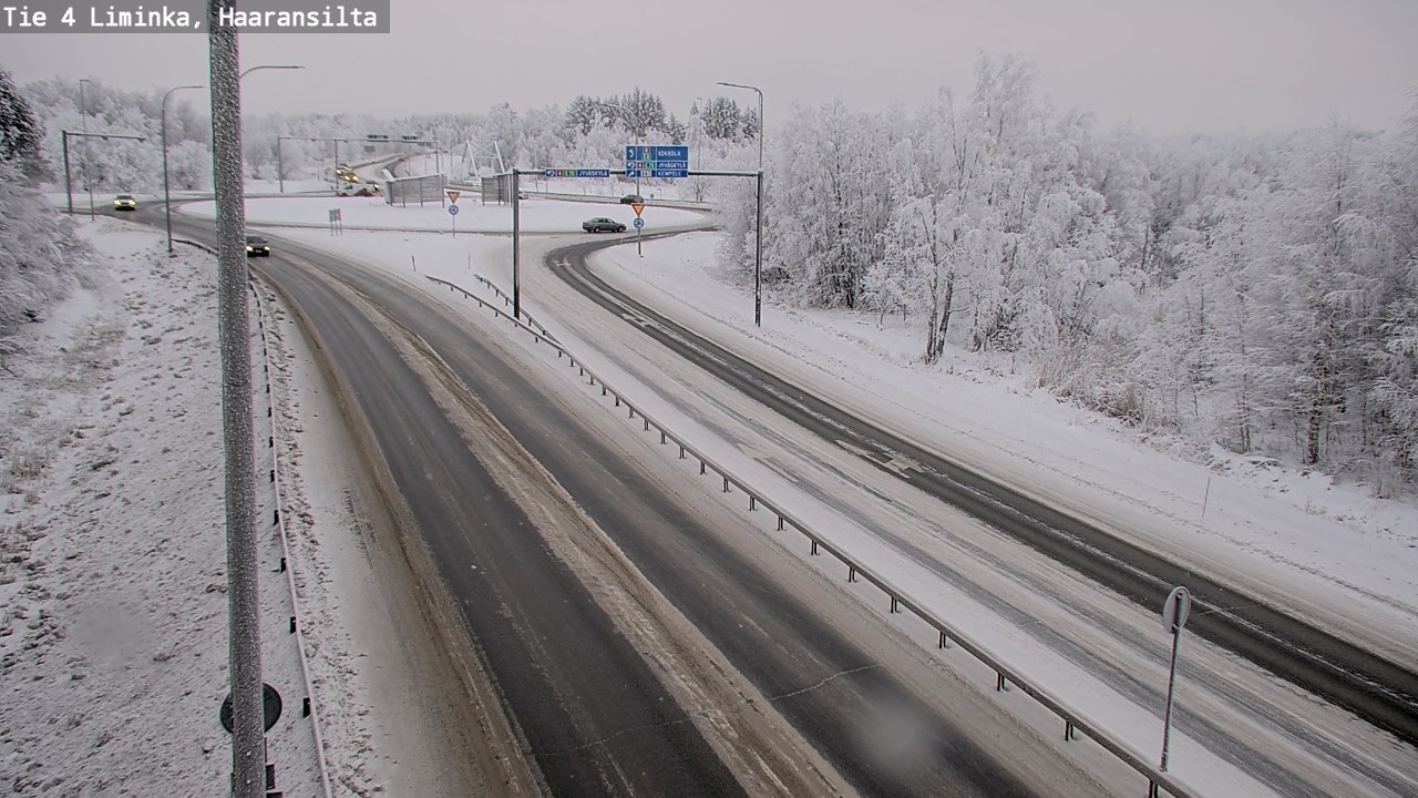 Weather Camera Image Väg 4 Limingo, Haaransilta, Liminka, Pohjois-Pohjanmaa