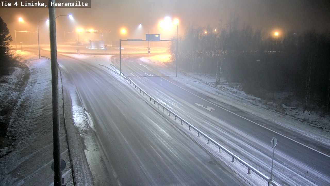 Weather Camera Image Road 4 Liminka, Haaransilta, Liminka, Pohjois-Pohjanmaa