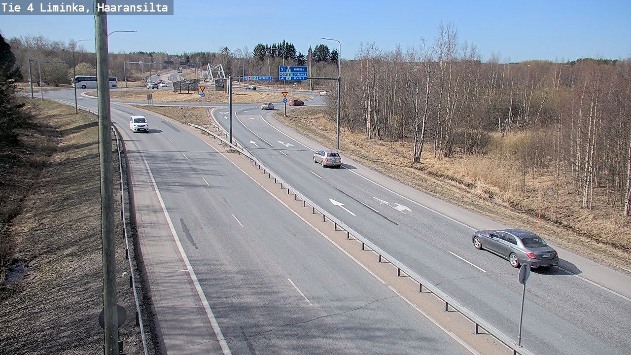 Kelikamerat Kuva Tie 4 Liminka, Haaransilta, Liminka, Pohjois-Pohjanmaa