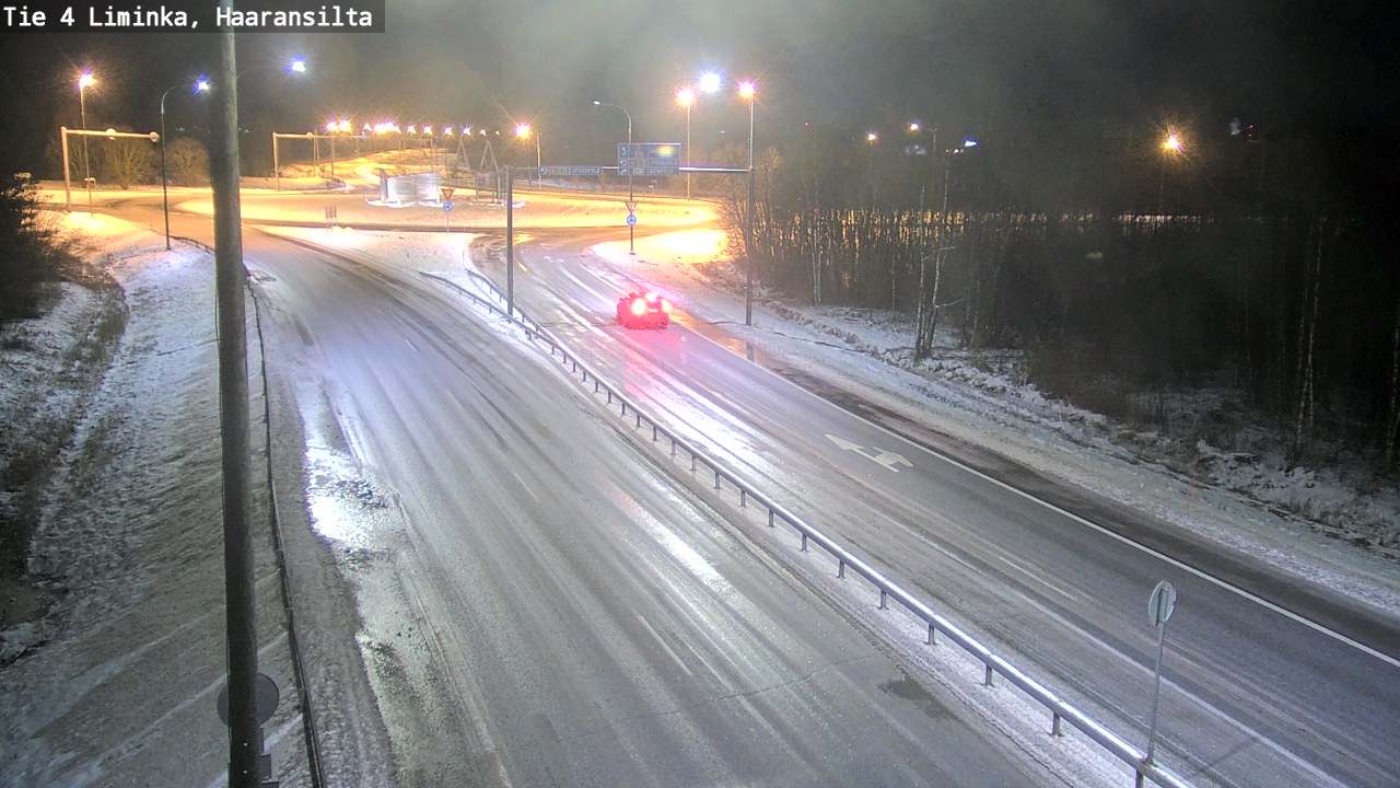 Weather Camera Image Road 4 Liminka, Haaransilta, Liminka, Pohjois-Pohjanmaa