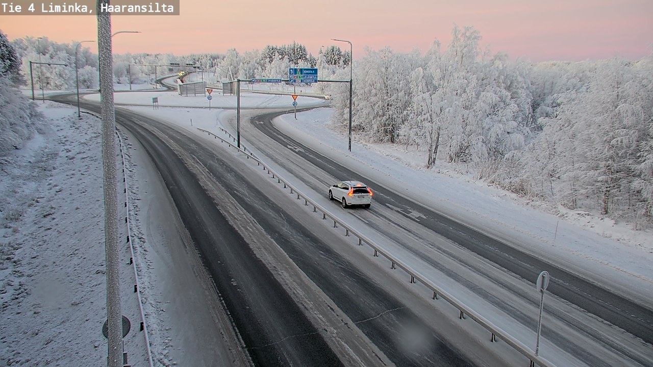 Weather Camera Image Road 4 Liminka, Haaransilta, Liminka, Pohjois-Pohjanmaa
