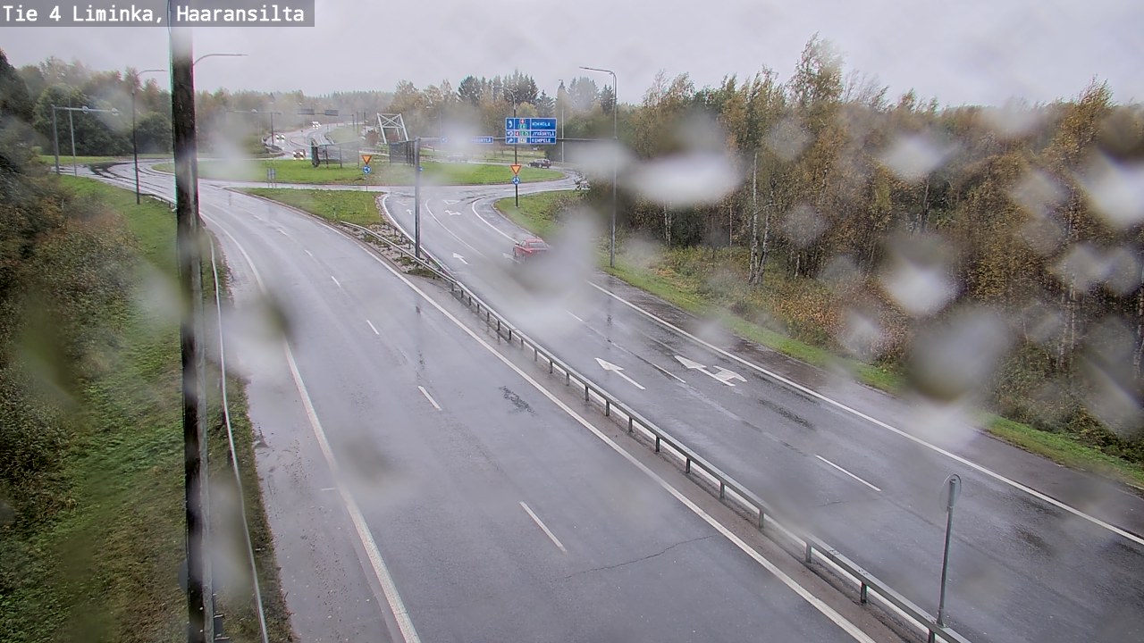 Weather Camera Image Road 4 Liminka, Haaransilta, Liminka, Pohjois-Pohjanmaa