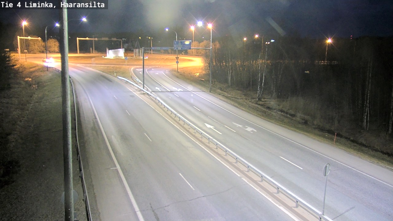 Weather Camera Image Road 4 Liminka, Haaransilta, Liminka, Pohjois-Pohjanmaa