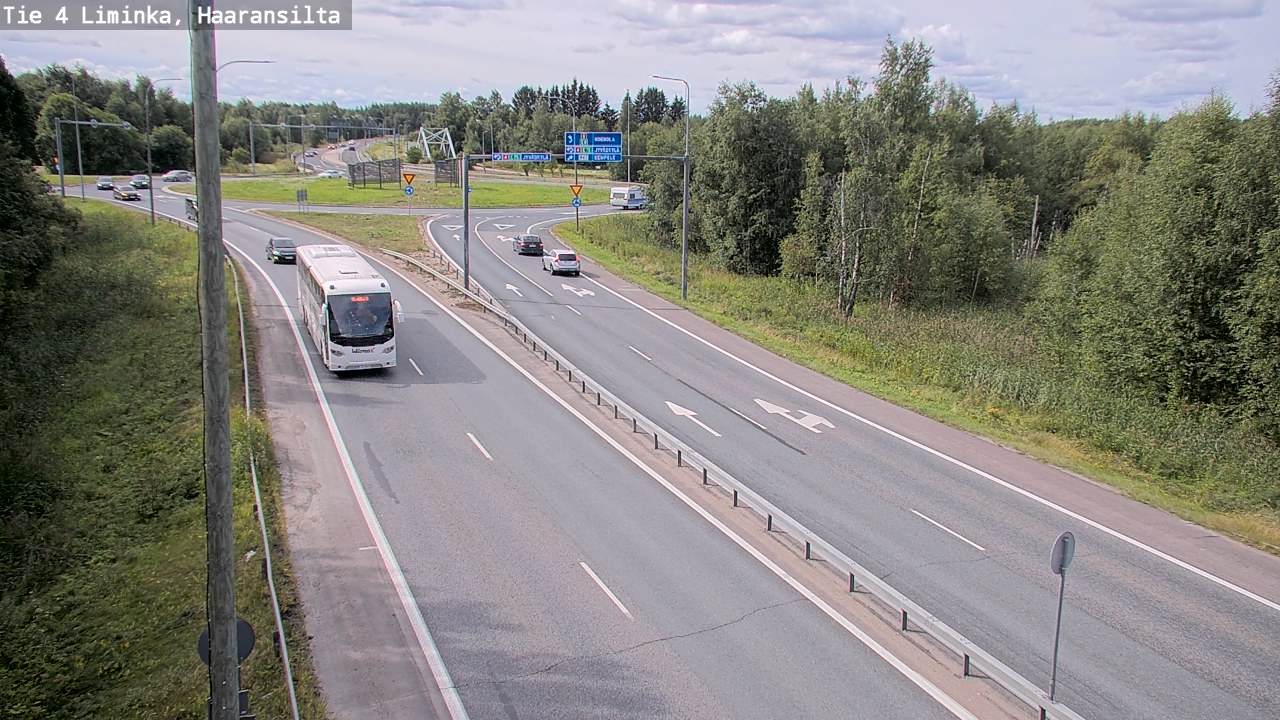Weather Camera Image Road 4 Liminka, Haaransilta, Liminka, Pohjois-Pohjanmaa