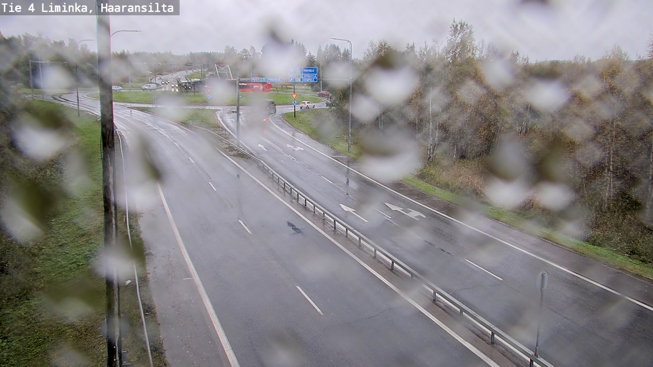 Weather Camera Image Road 4 Liminka, Haaransilta, Liminka, Pohjois-Pohjanmaa