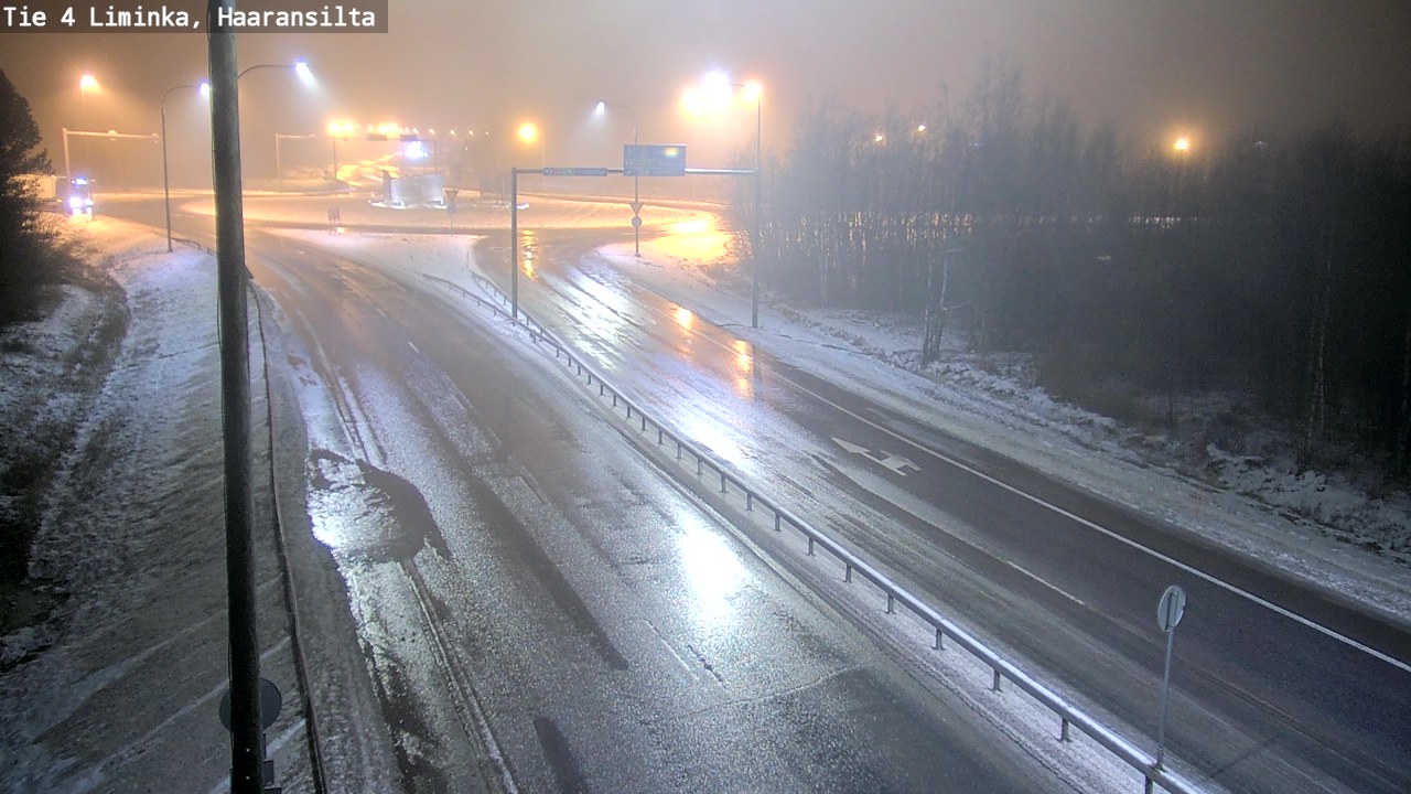 Weather Camera Image Road 4 Liminka, Haaransilta, Liminka, Pohjois-Pohjanmaa