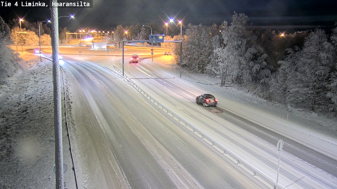 Weather Camera Image Road 4 Liminka, Haaransilta, Liminka, Pohjois-Pohjanmaa