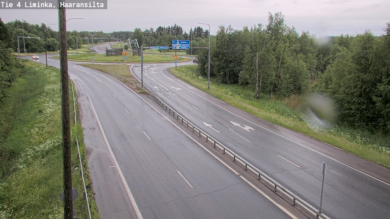 Weather Camera Image Väg 4 Limingo, Haaransilta, Liminka, Pohjois-Pohjanmaa
