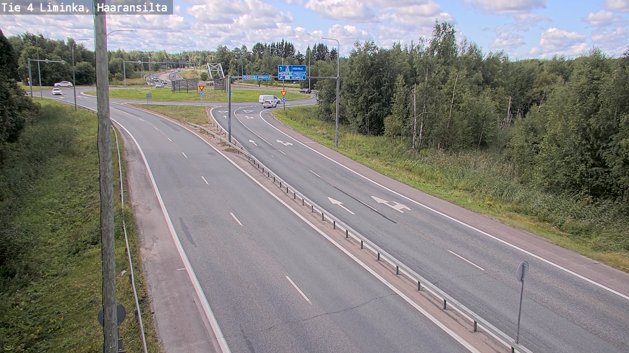 Kelikamerat Kuva Tie 4 Liminka, Haaransilta, Liminka, Pohjois-Pohjanmaa