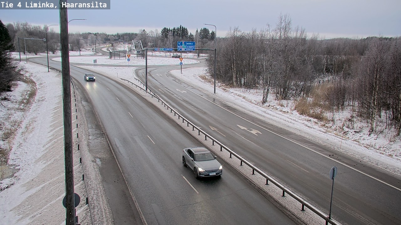 Weather Camera Image Road 4 Liminka, Haaransilta, Liminka, Pohjois-Pohjanmaa