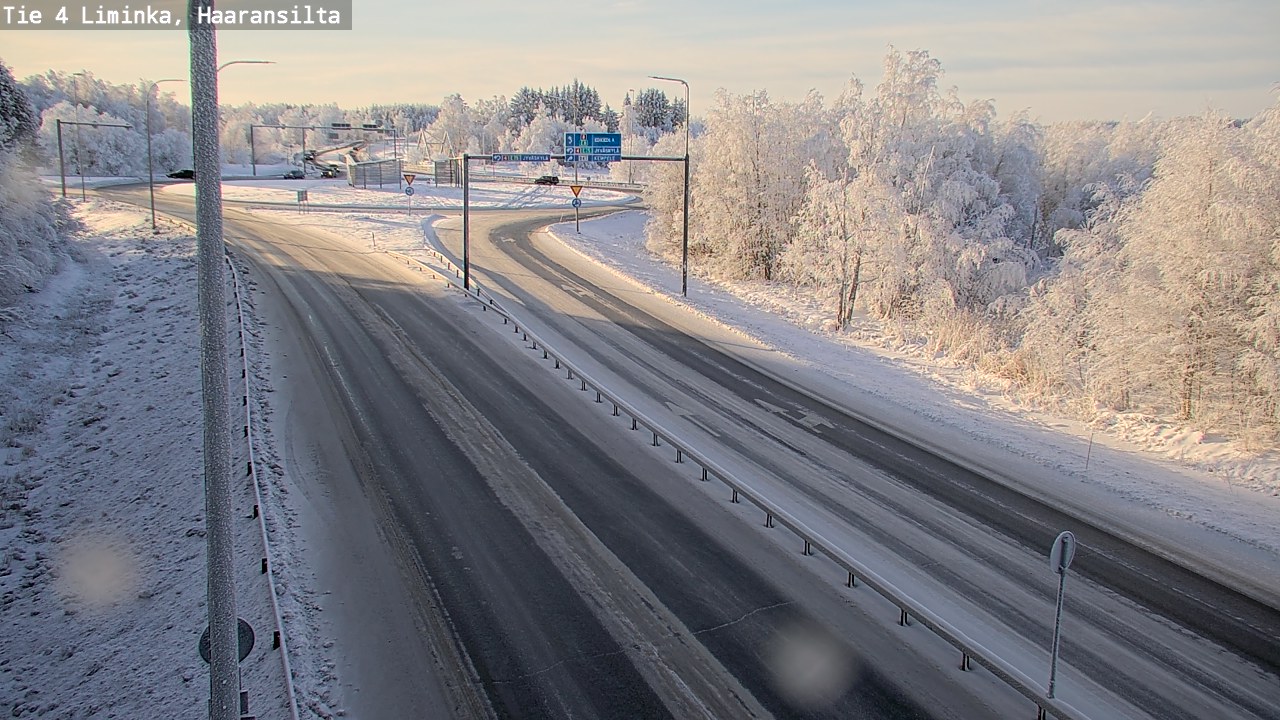 Weather Camera Image Road 4 Liminka, Haaransilta, Liminka, Pohjois-Pohjanmaa