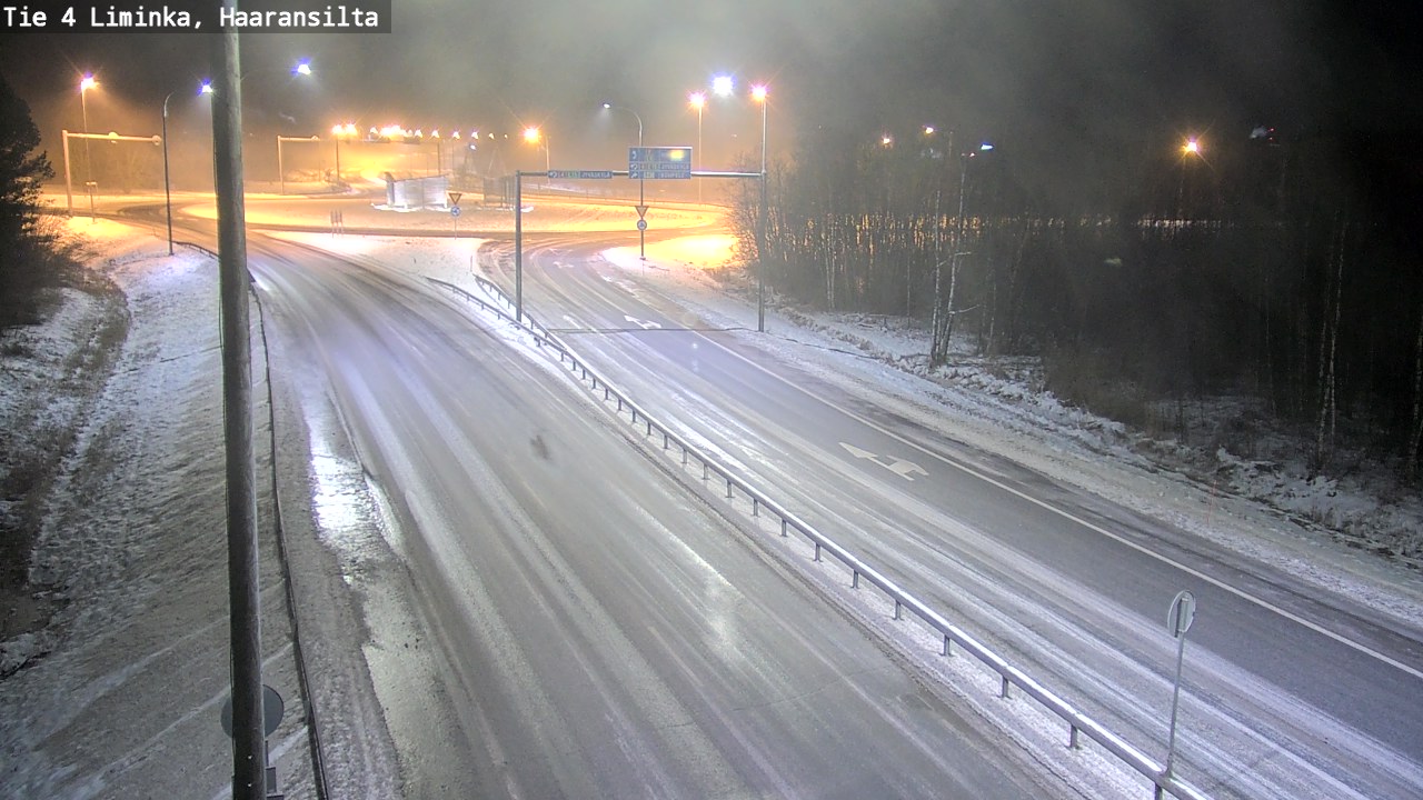 Weather Camera Image Road 4 Liminka, Haaransilta, Liminka, Pohjois-Pohjanmaa