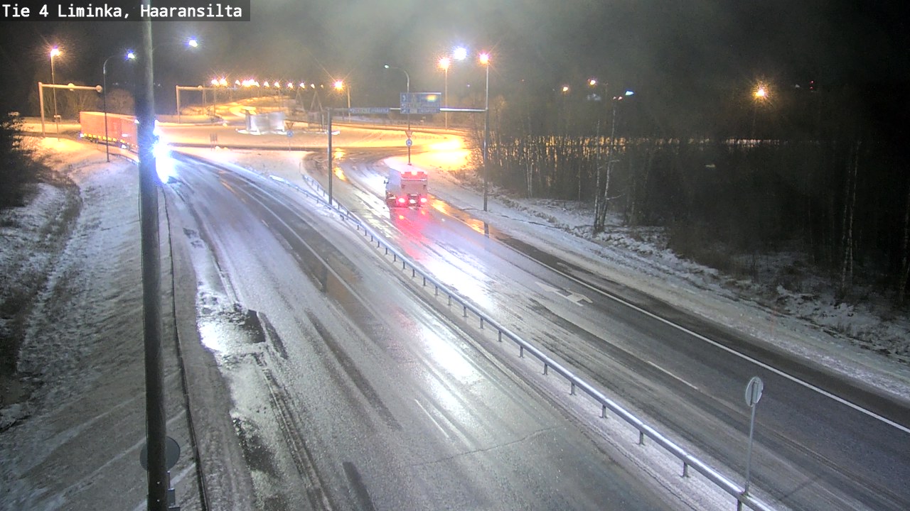 Weather Camera Image Road 4 Liminka, Haaransilta, Liminka, Pohjois-Pohjanmaa