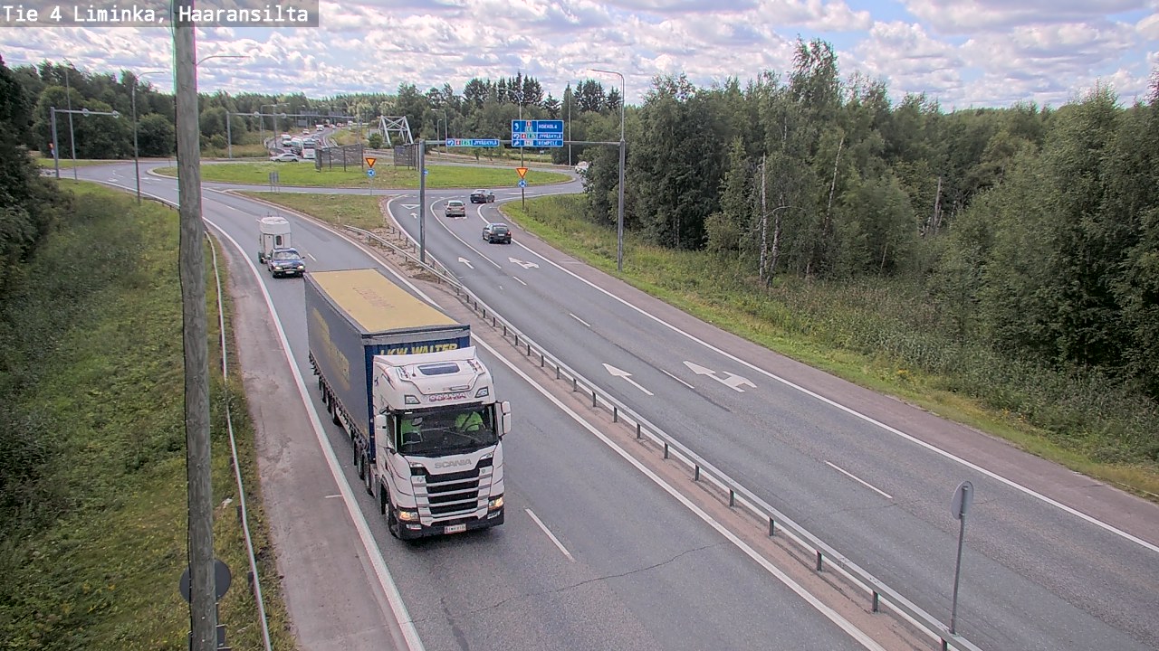 Kelikamerat Kuva Tie 4 Liminka, Haaransilta, Liminka, Pohjois-Pohjanmaa