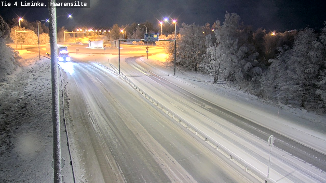 Weather Camera Image Road 4 Liminka, Haaransilta, Liminka, Pohjois-Pohjanmaa