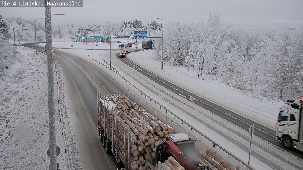 Kelikamerat Kuva Tie 4 Liminka, Haaransilta, Liminka, Pohjois-Pohjanmaa