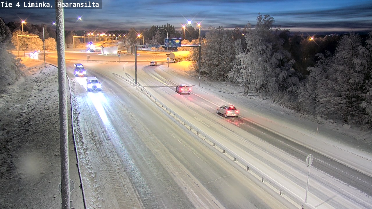 Weather Camera Image Road 4 Liminka, Haaransilta, Liminka, Pohjois-Pohjanmaa