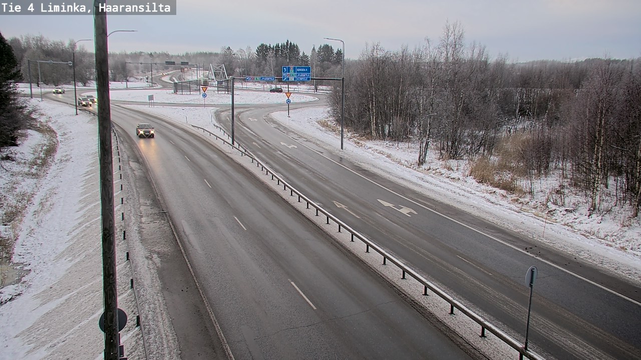 Weather Camera Image Road 4 Liminka, Haaransilta, Liminka, Pohjois-Pohjanmaa