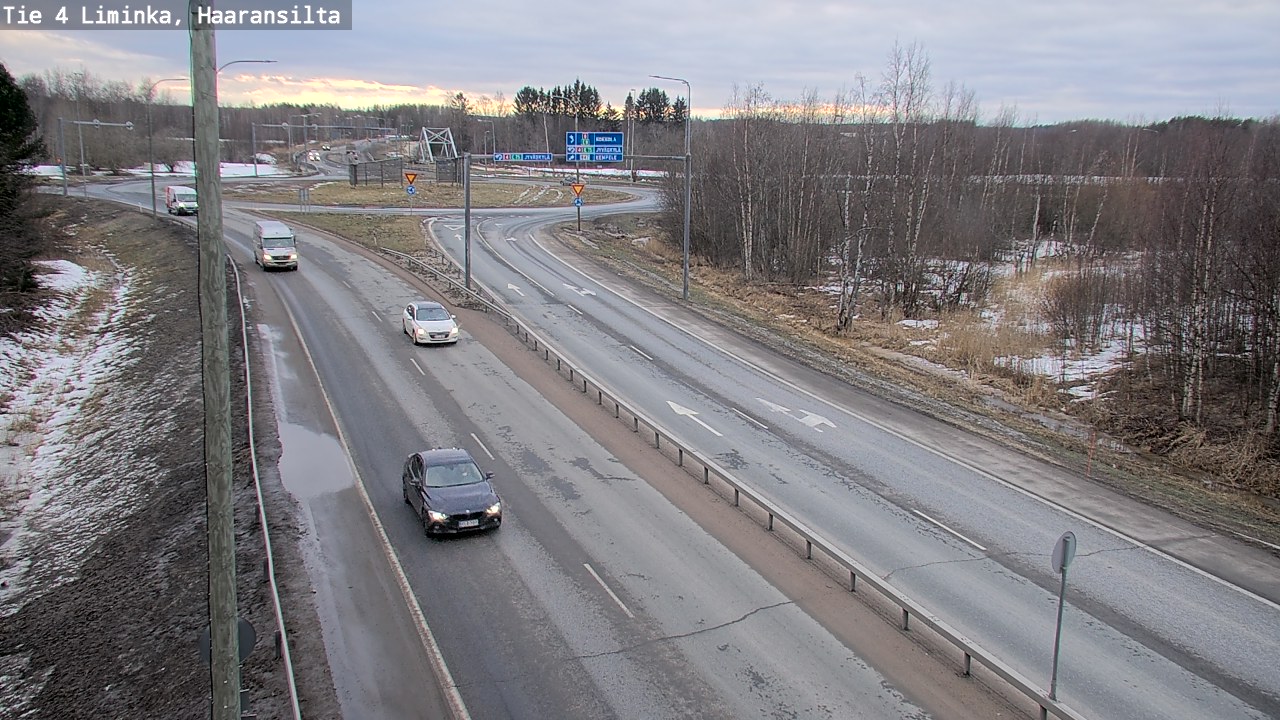 Kelikamerat Kuva Tie 4 Liminka, Haaransilta, Liminka, Pohjois-Pohjanmaa