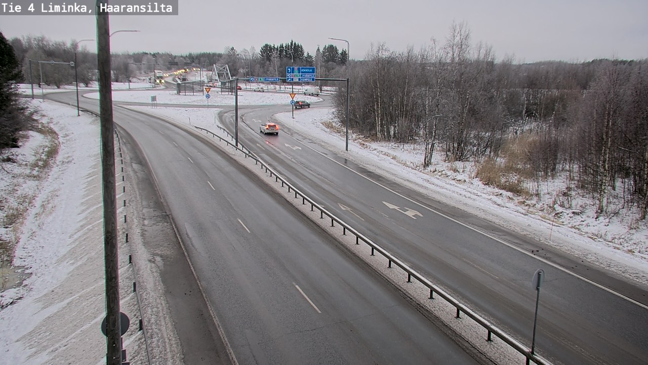 Weather Camera Image Road 4 Liminka, Haaransilta, Liminka, Pohjois-Pohjanmaa