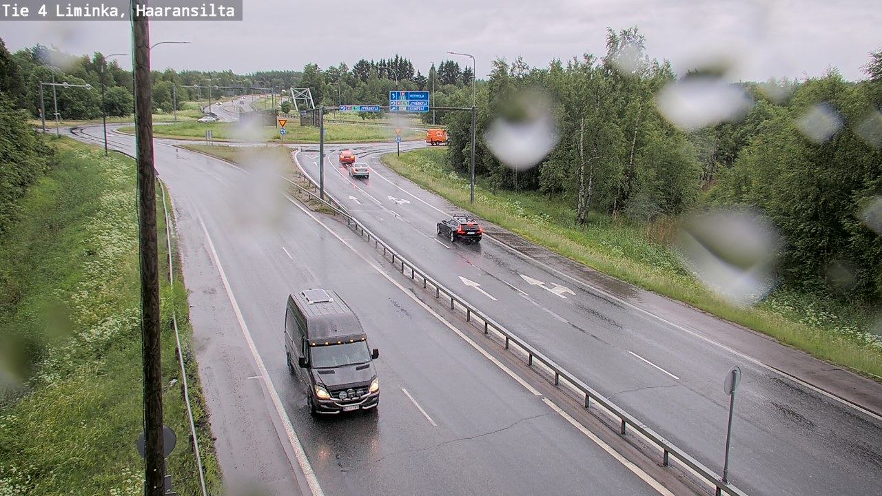 Weather Camera Image Road 4 Liminka, Haaransilta, Liminka, Pohjois-Pohjanmaa
