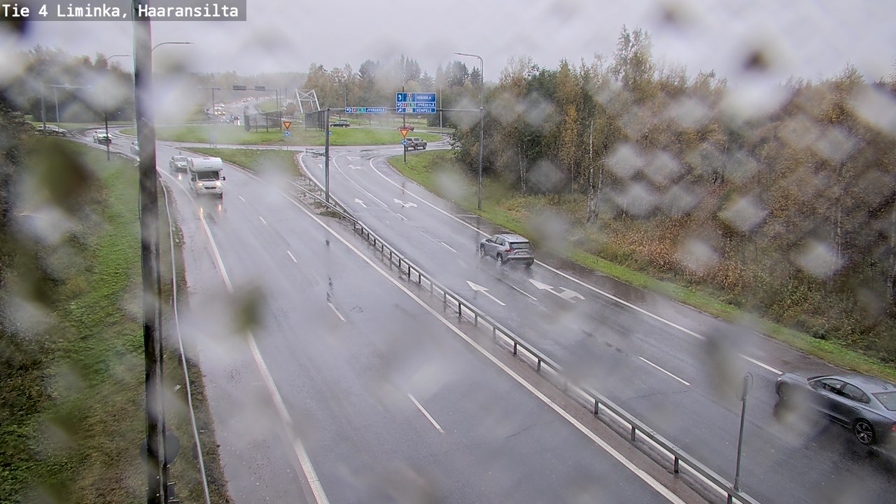 Weather Camera Image Road 4 Liminka, Haaransilta, Liminka, Pohjois-Pohjanmaa