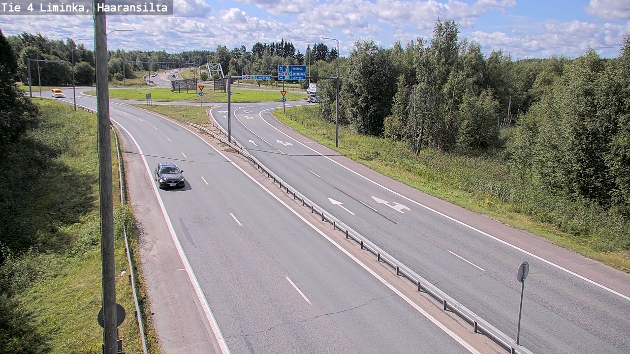 Kelikamerat Kuva Tie 4 Liminka, Haaransilta, Liminka, Pohjois-Pohjanmaa