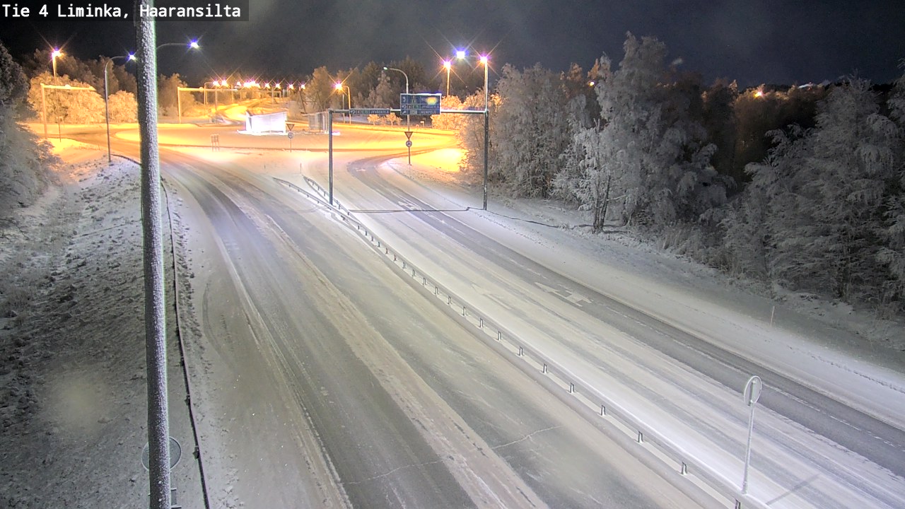 Weather Camera Image Road 4 Liminka, Haaransilta, Liminka, Pohjois-Pohjanmaa