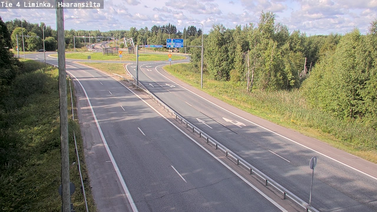 Weather Camera Image Road 4 Liminka, Haaransilta, Liminka, Pohjois-Pohjanmaa