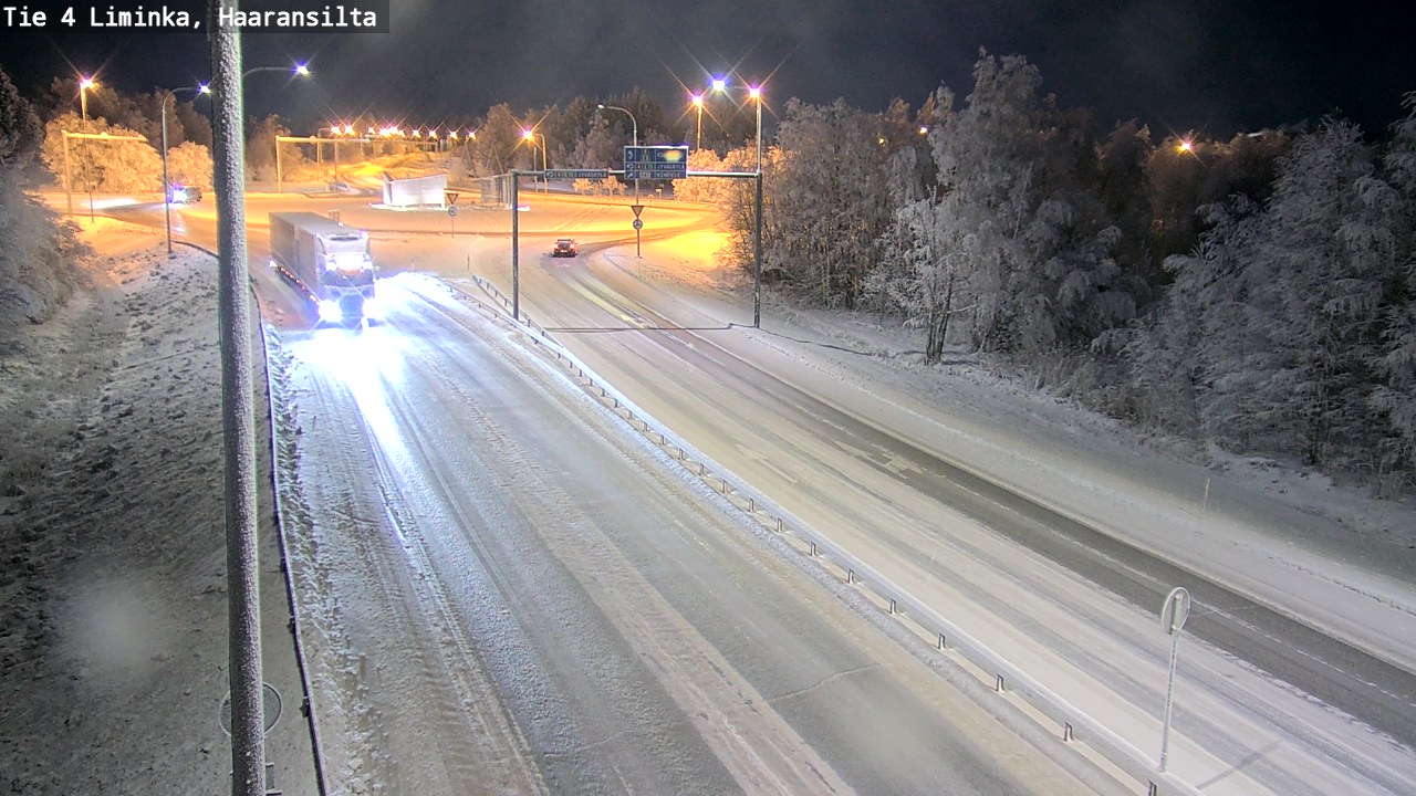 Weather Camera Image Road 4 Liminka, Haaransilta, Liminka, Pohjois-Pohjanmaa