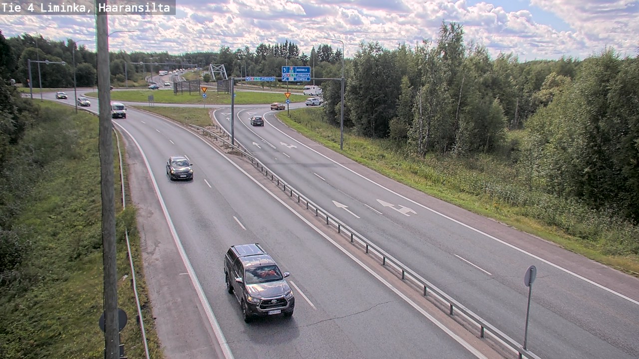 Kelikamerat Kuva Tie 4 Liminka, Haaransilta, Liminka, Pohjois-Pohjanmaa